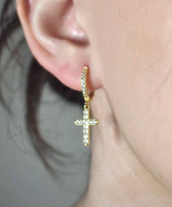 Pendientes de cruz