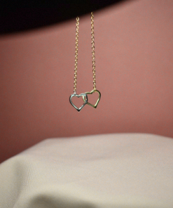 Gargantilla de Dos Corazones