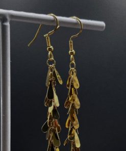 Alternative view of Pendientes Colgantes Dorados