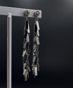 Pendientes Colgantes Plateados